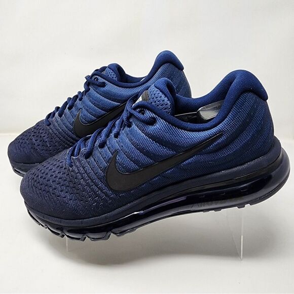 Men’s Nike Shoes Size 9 Air Max 2017 Midnight Navy 270 Force 90 1 97 95 NEW - Picture 3 of 8